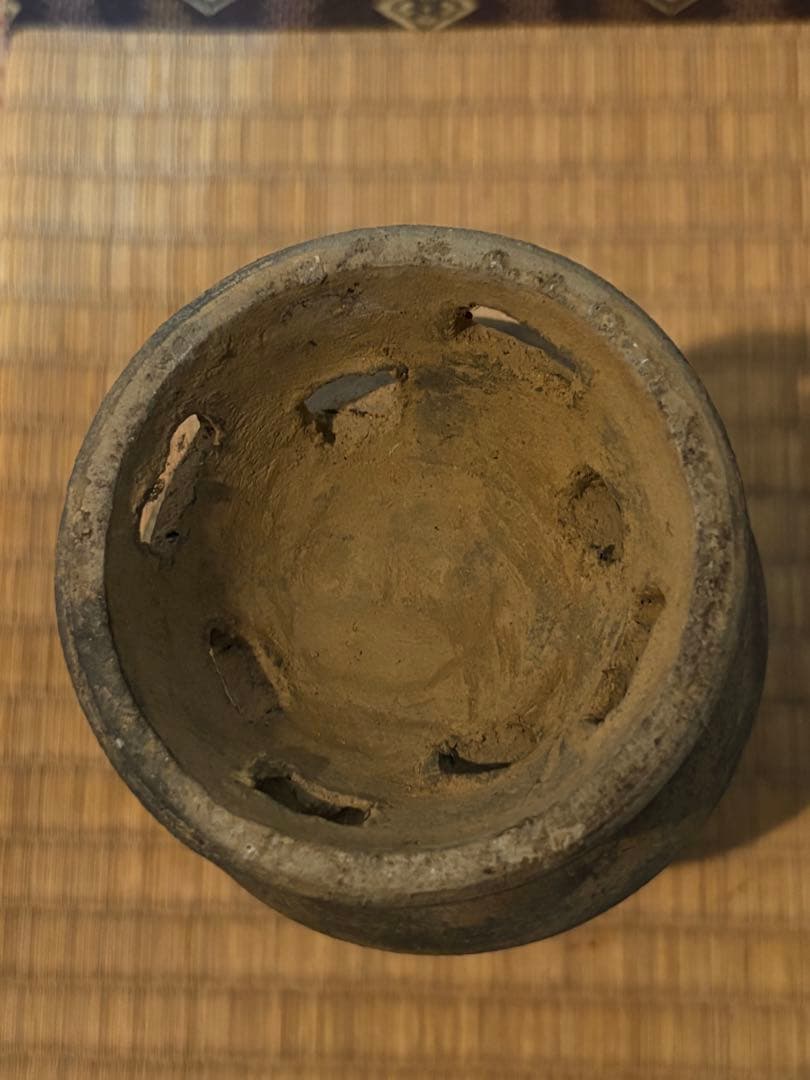 骨董　台付長頸壺　新羅土器　古代須恵器 朝鮮美術　古美術