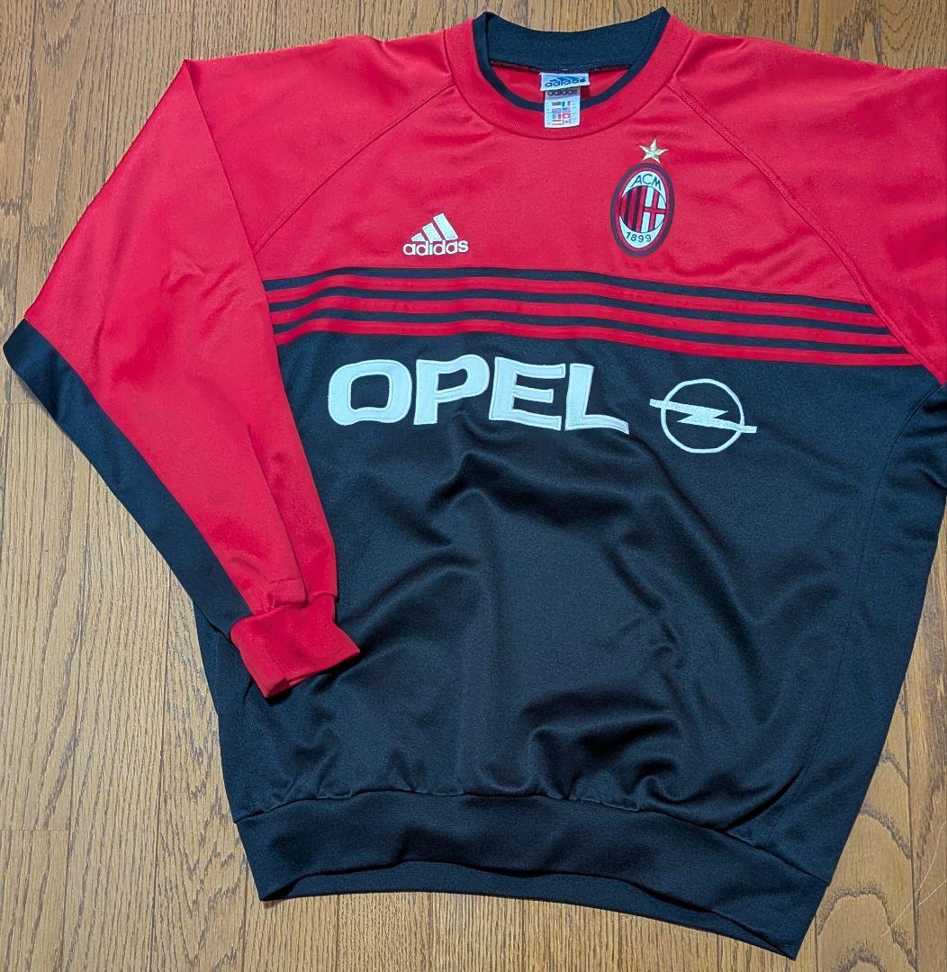 ACミラン　トレーニングトップ　スウェット　選手支給　USサイズL　デッドストッ