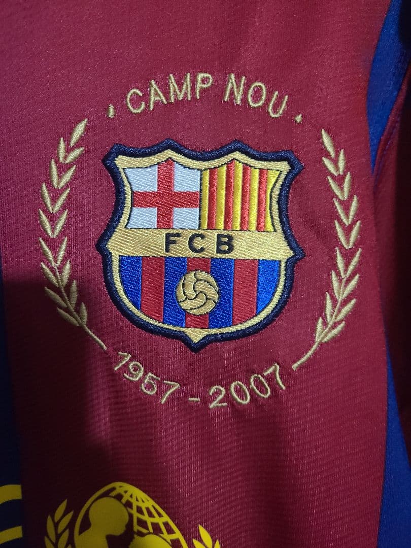 2007/2008 NIKE FCバルセロナ RONALDINHO 10 M