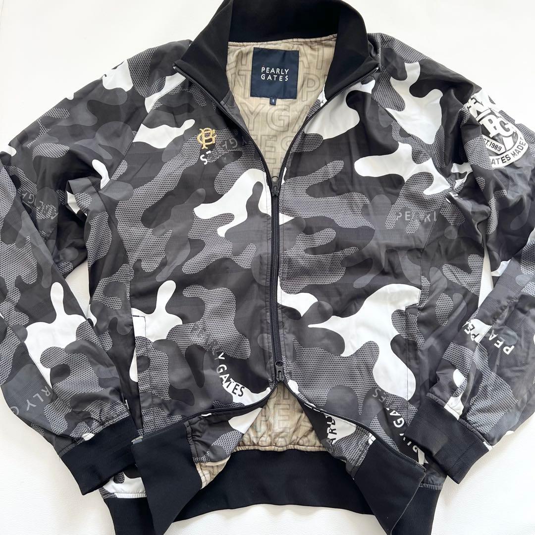 【美品✨カモフラ】パーリーゲイツ スニードジャック ブルゾン 蓄熱 L相当 総柄