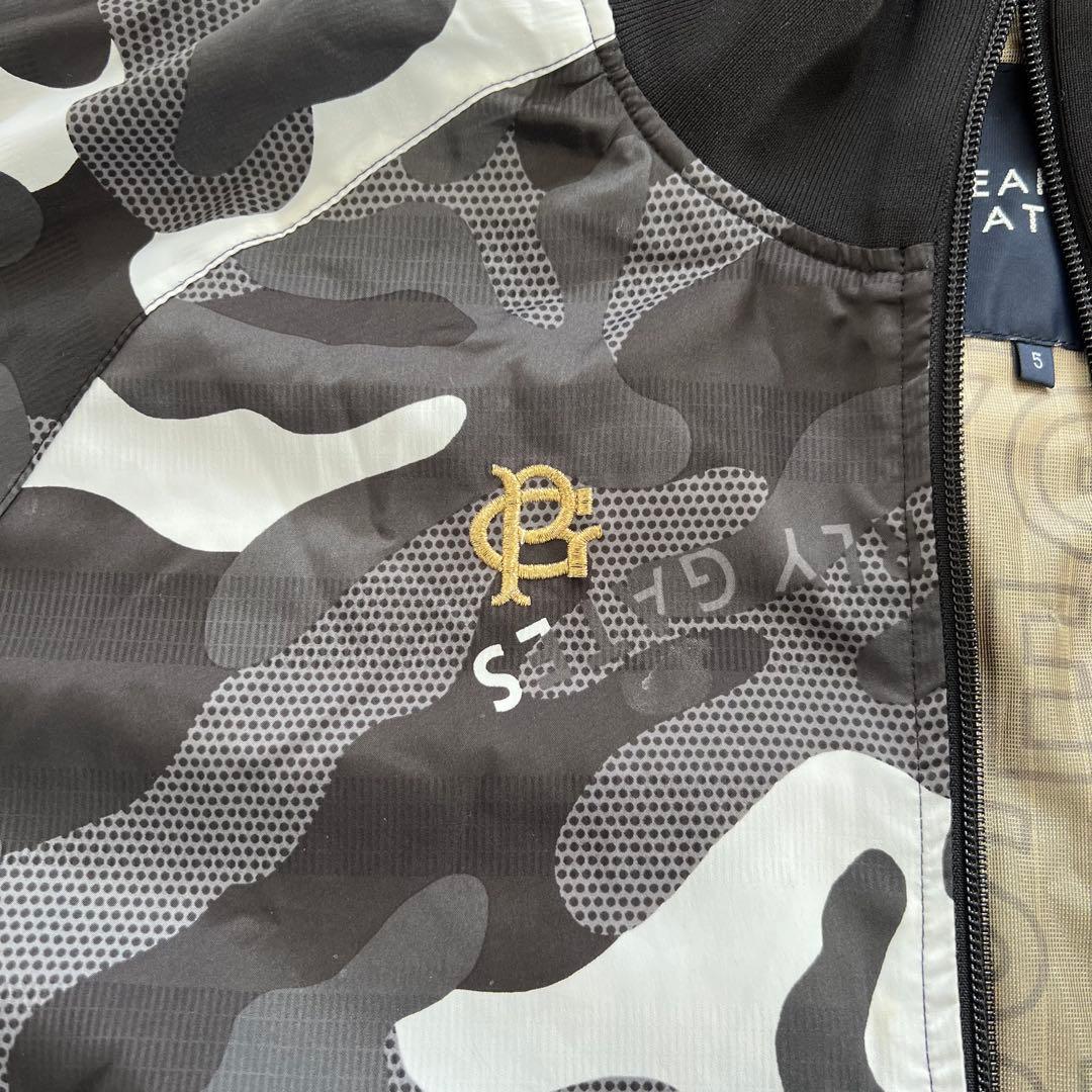 【美品✨カモフラ】パーリーゲイツ スニードジャック ブルゾン 蓄熱 L相当 総柄