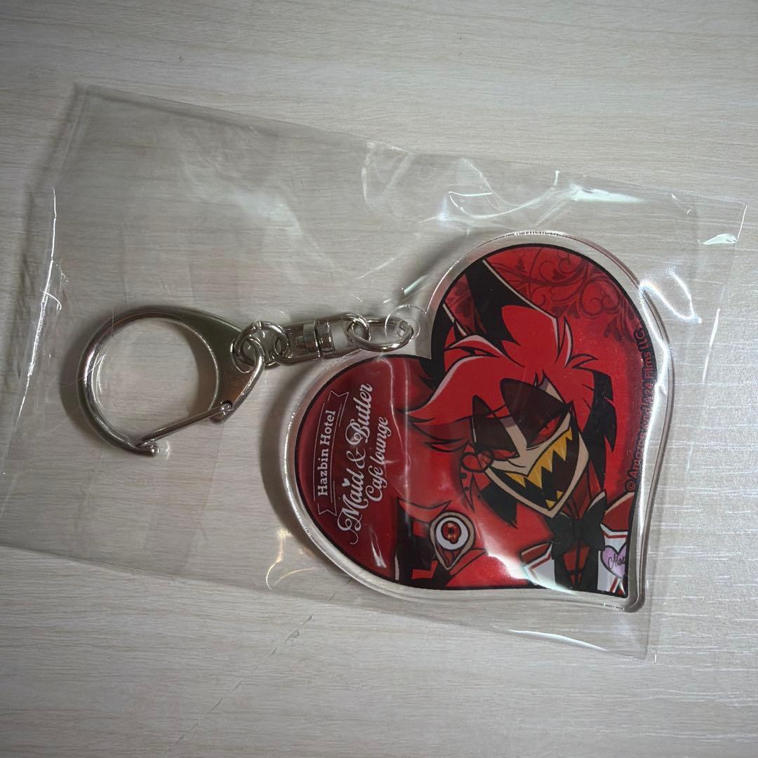 ハズビンホテル アニメイトカフェ ハートアクリルキーホルダー アラスター