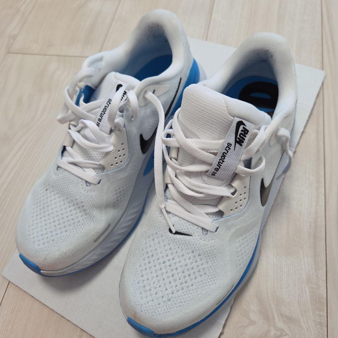 Nike Structure25cm ランニングシューズ ホワイト/ブルー