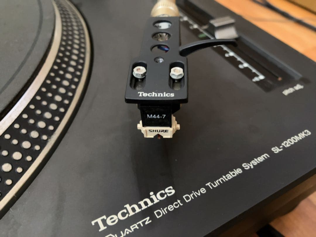 【動確済】Technics SL-1200MK3 ターンテーブル 純正カバー付