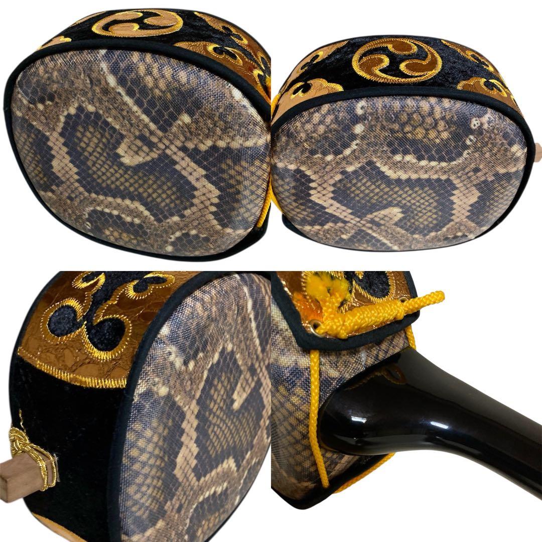 三線 沖縄 初心者 人工皮 蛇革 蛇皮 和楽器 水牛バチ　セラミックバチ