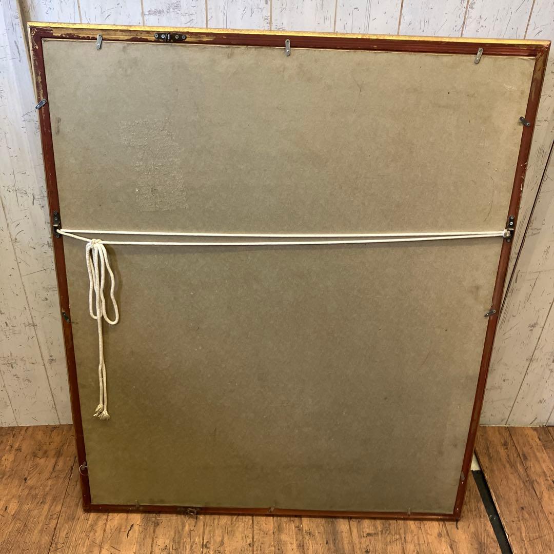 昭和レトロ 人物画 肖像画 油絵 油彩画 絵画 アート 壁掛け 壁飾り 額装