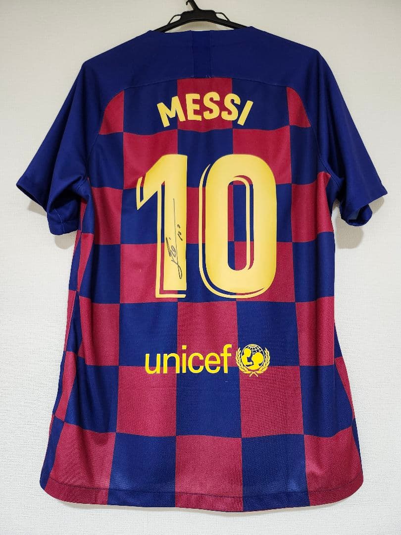 バルセロナ メッシ サイン ユニフォーム ICONS 正規 証明書 NIKE