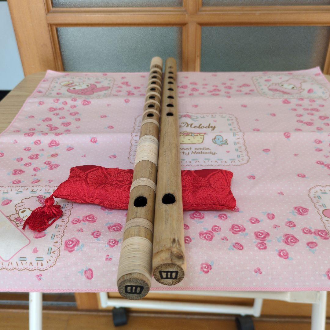 KUJIRA篠笛五本調子古典二管（道中）新品