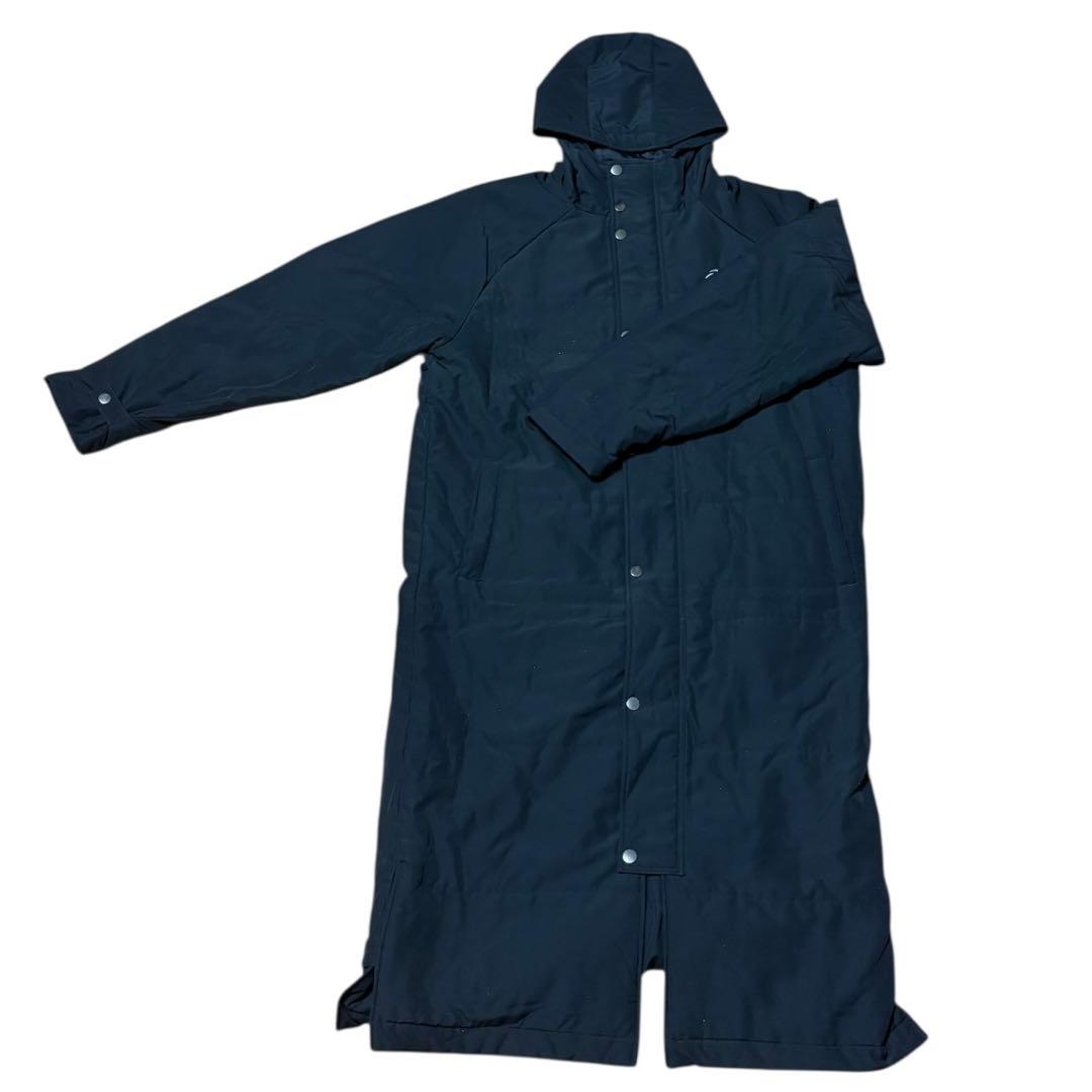 【asicsアシックス】ベンチコート(XL)ブラック