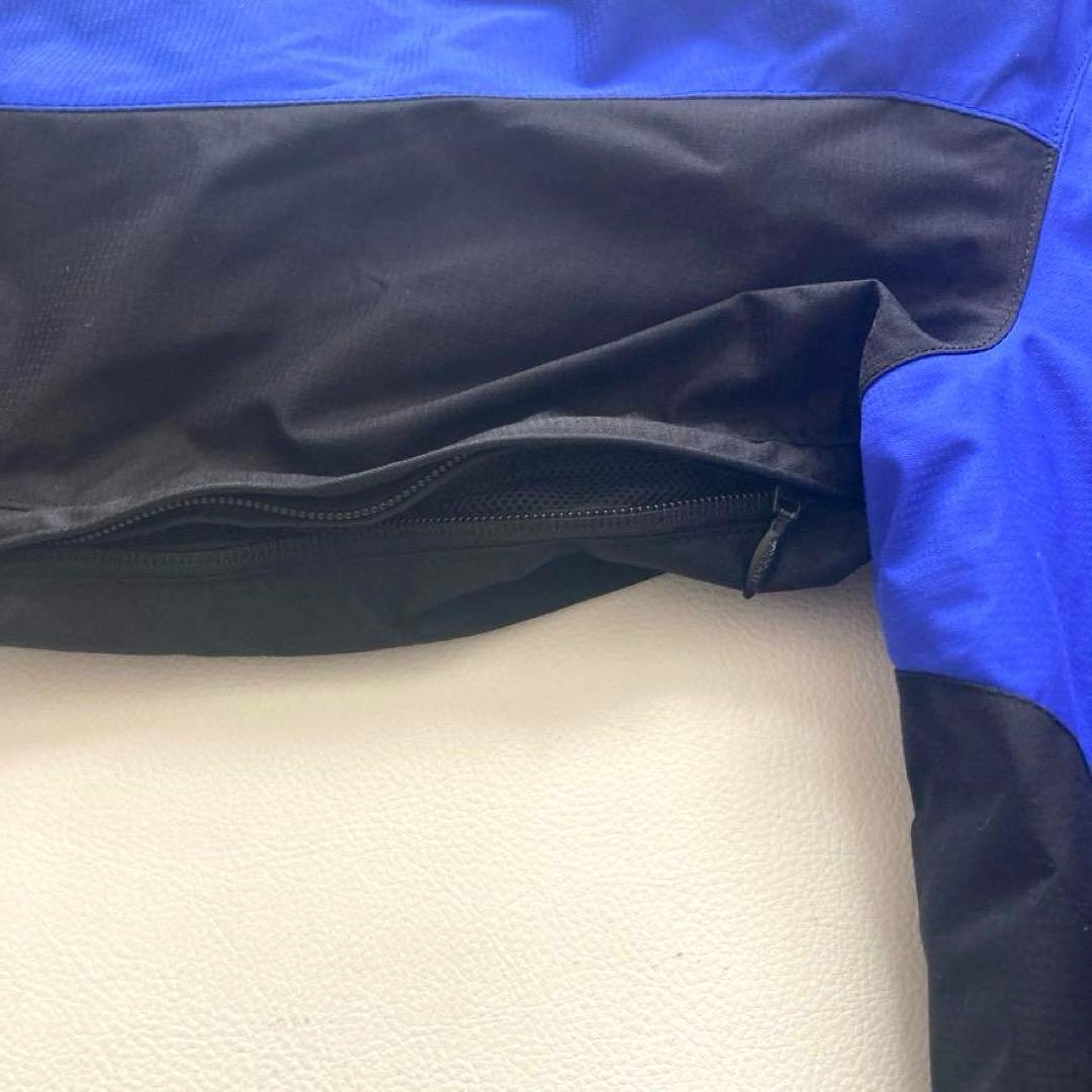 【美品】デサント HEAT NAVI 中綿スキーウェア ジャケット L 青×黒