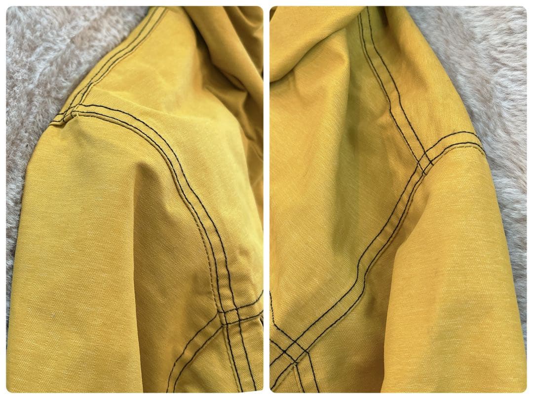 ACC♡メンズ スノボウェア ジャケット フルジップ イエロー M