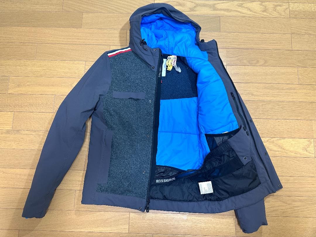 ROSSIGNOL ジャケット 灰 & パンツ 白　④