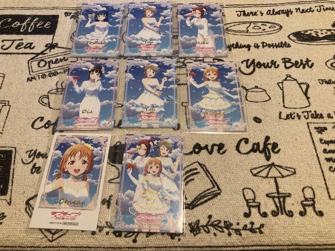 ラブライブサンシャイン ちびぐるみ 9種類　 トレカセット