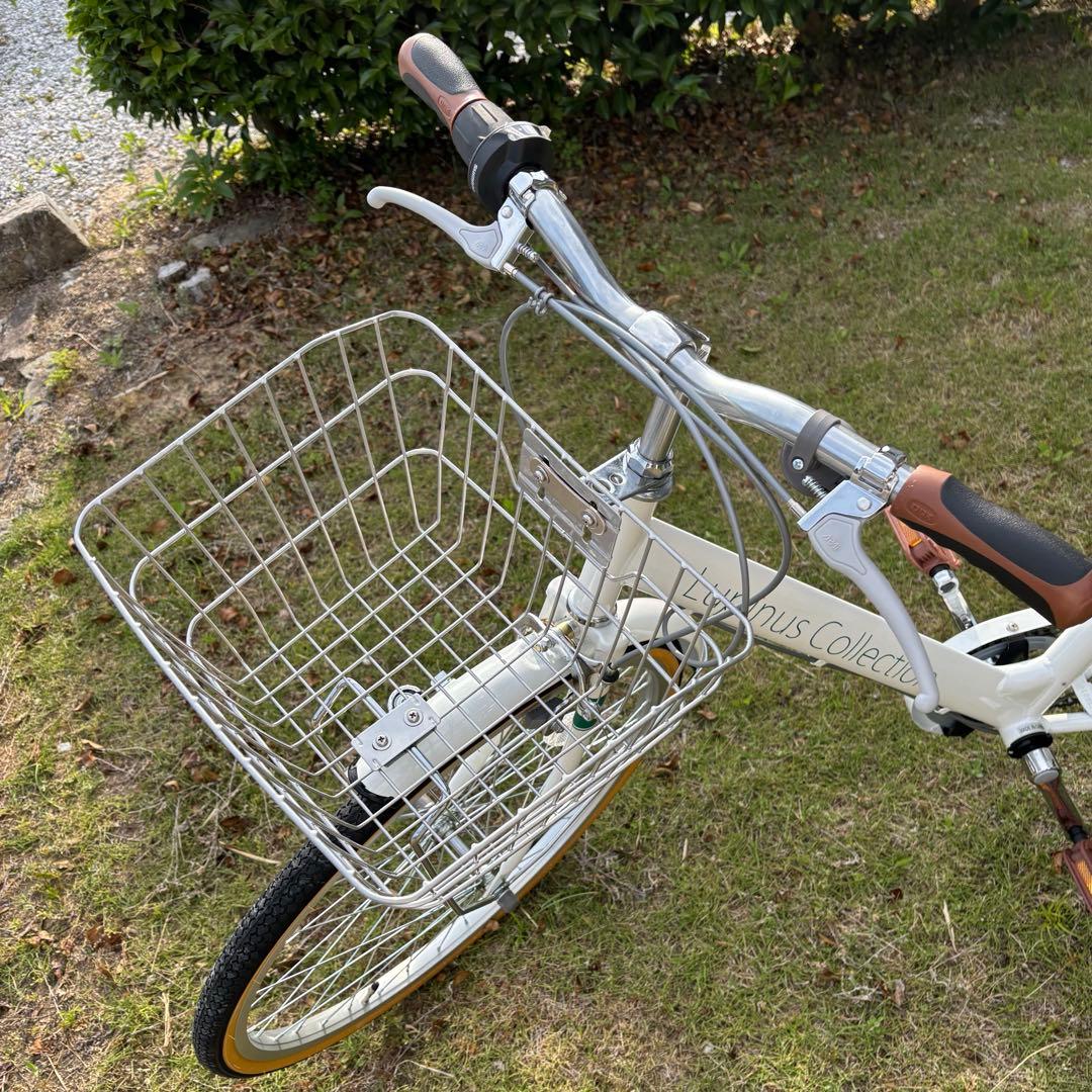【引き取り限定】新品　自転車　24インチ　ルピナス(カゴ交換済み)