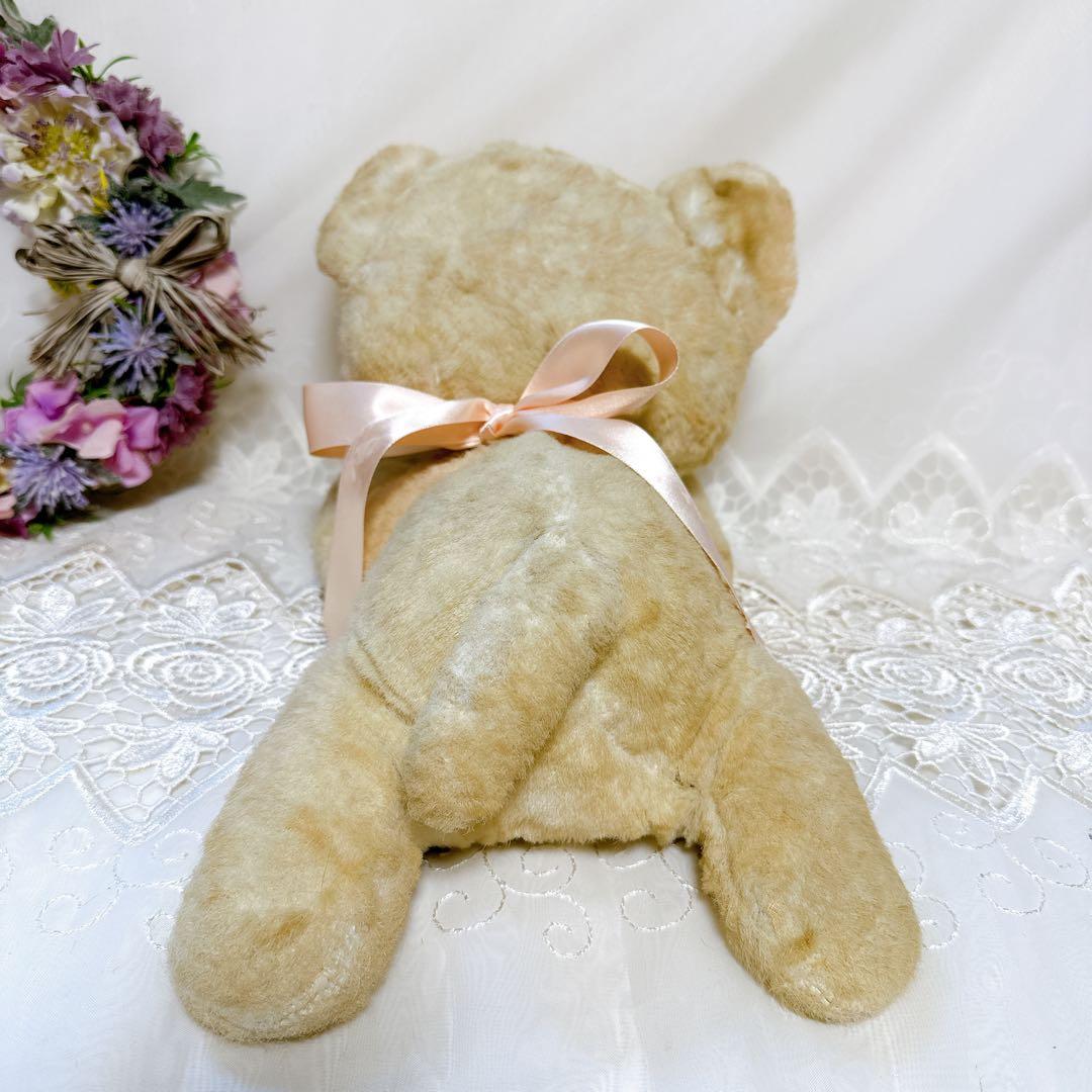 ❤️レア❤️アンティーク　白猫のぬいぐるみ　ニッカーボッカー　ビンテージ　ねこ