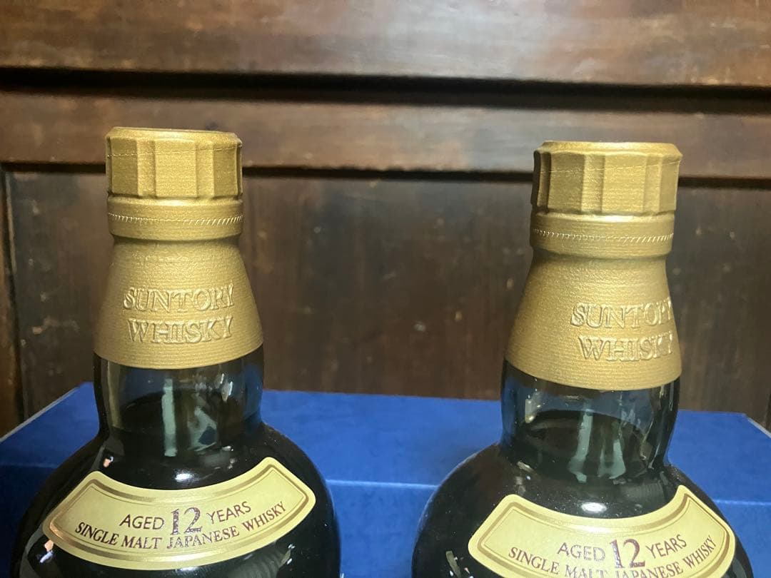 【未開栓】山崎 12年 ウイスキー 700ml 2本セット　箱有り