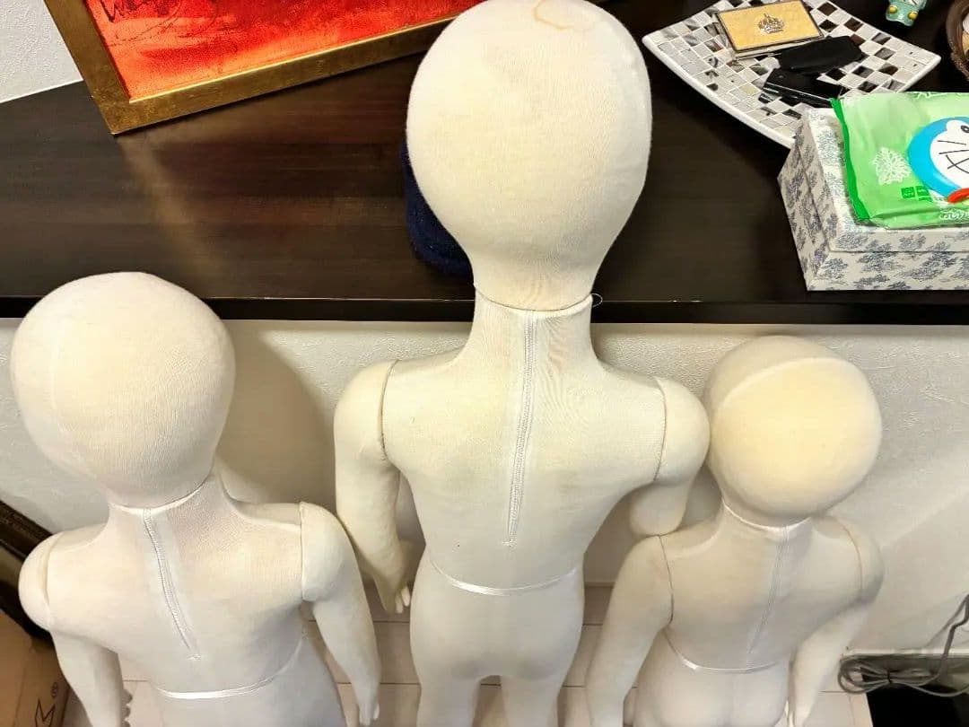 ⭐️3体セット⭐️キッズ マネキン／ボディトルソー 90/100/115cm