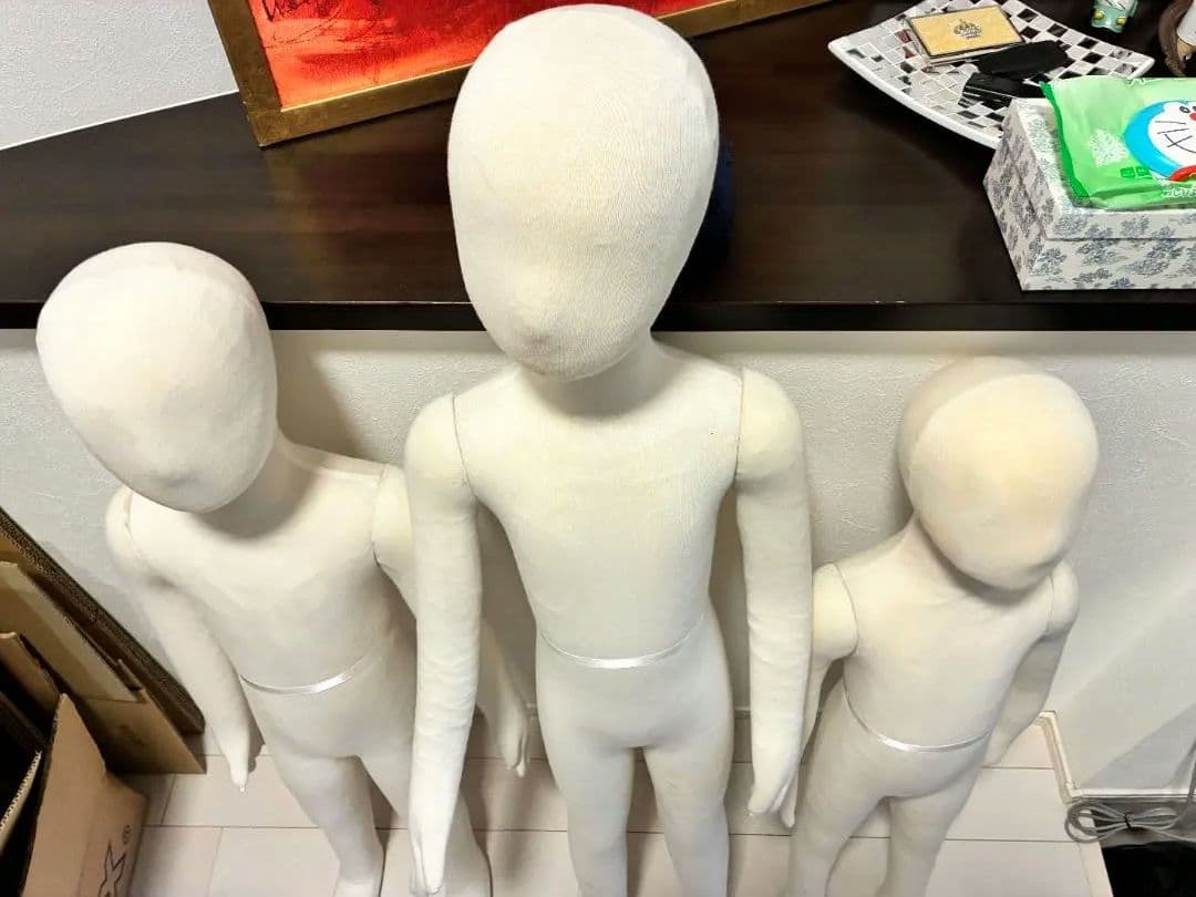⭐️3体セット⭐️キッズ マネキン／ボディトルソー 90/100/115cm