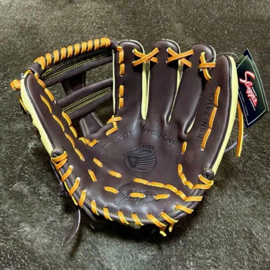新品未使用 限定品 久保田スラッガー 軟式内野用グラブ KSN-24MS