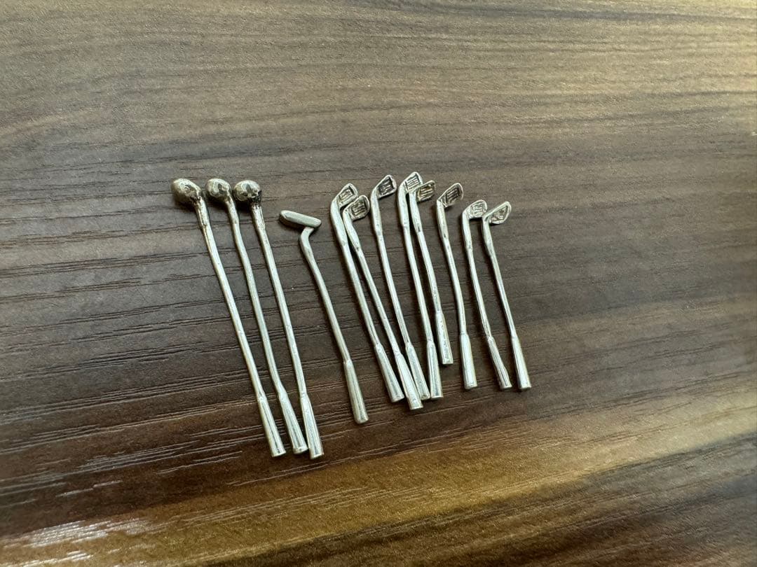 ティファニー刻印有り 925刻印有り ミニチュアゴルフセット