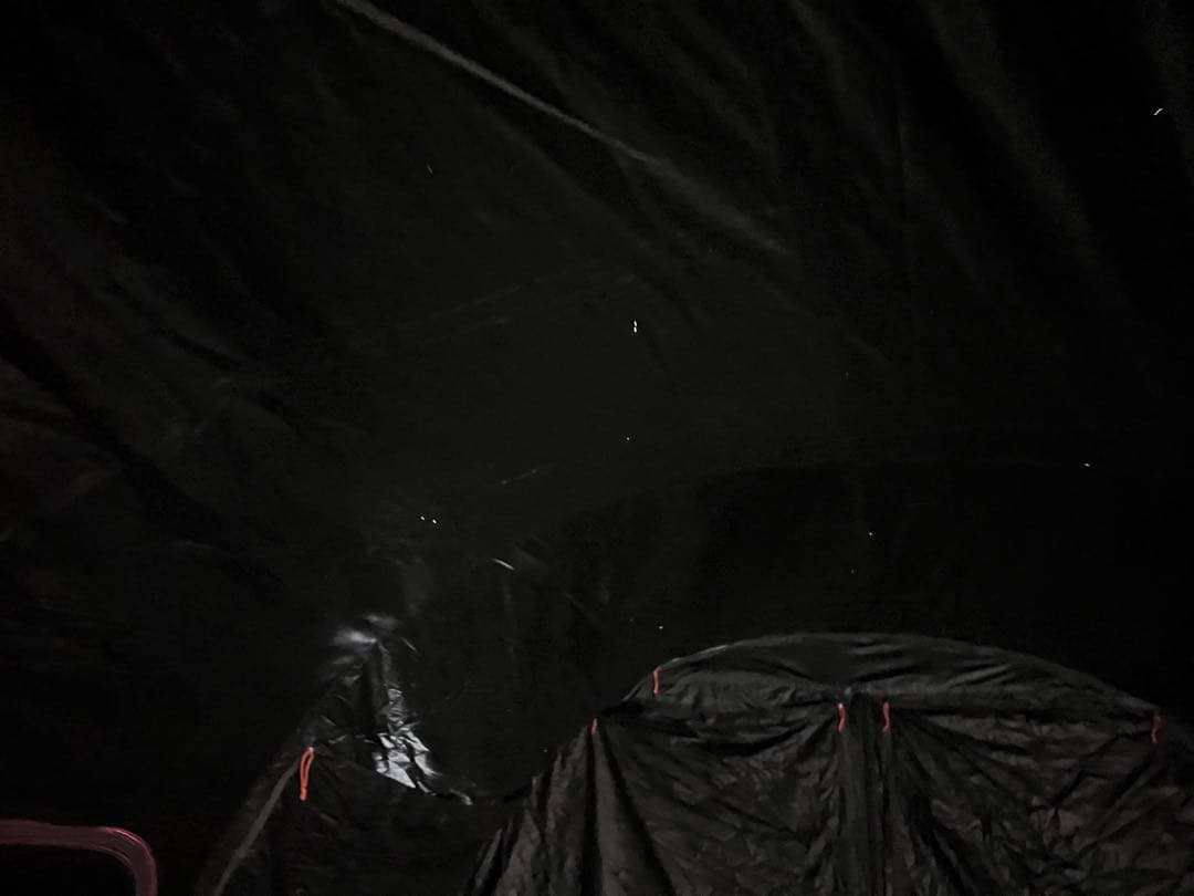 Coleman ツールームテント グレー キャンプ用かまぼこテントダークルーム