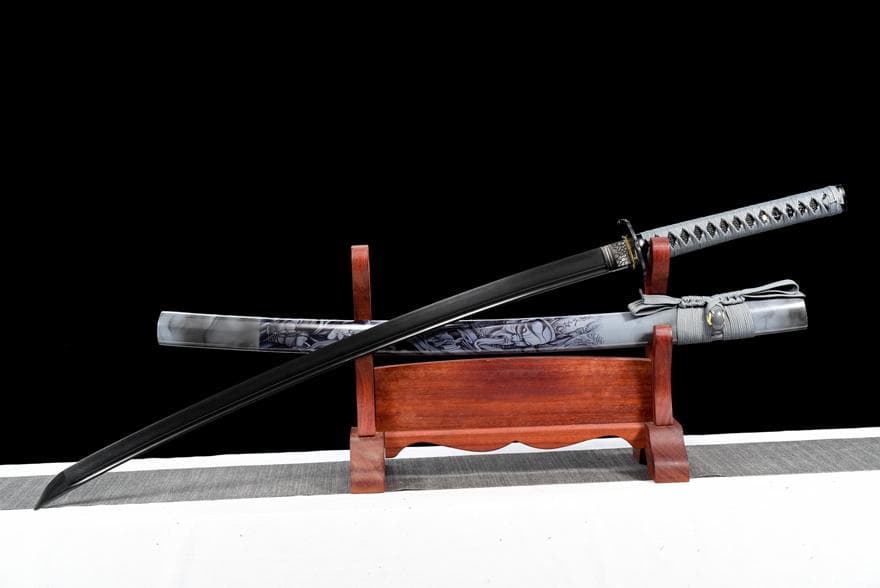 【灰無常】 日本刀 模造刀 居合刀 斬馬刀 龍泉剣 清剣 唐刀 漢剣