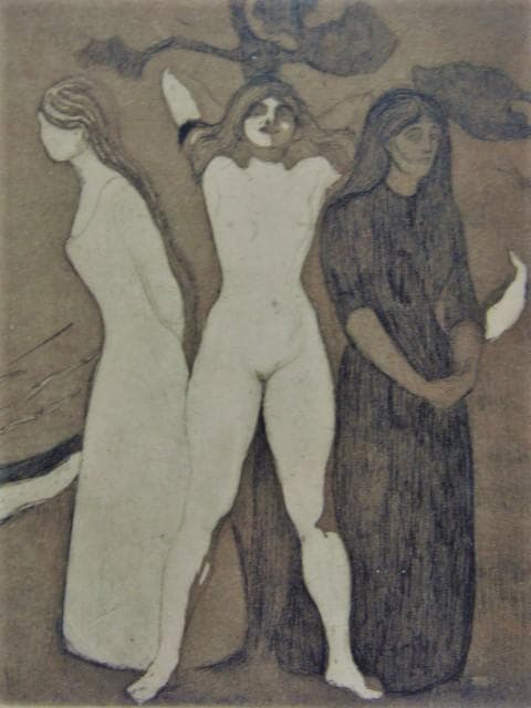 EDVARD MUNCH、エドヴァルド・ムンク【Das Weibkas】