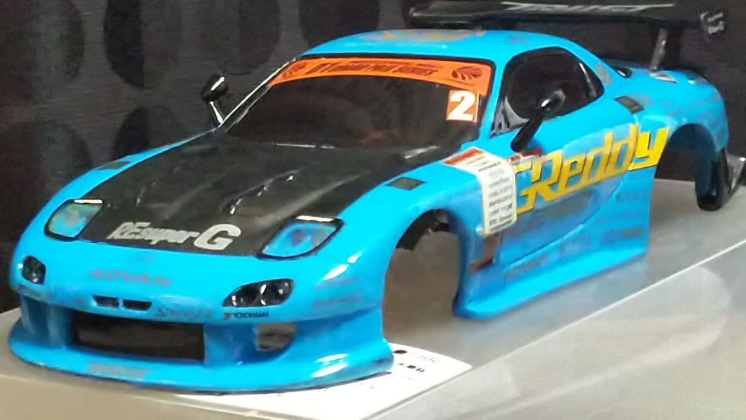 ミニッツ　オリジナルボディ FD3S D1GP オリジナル電飾付き