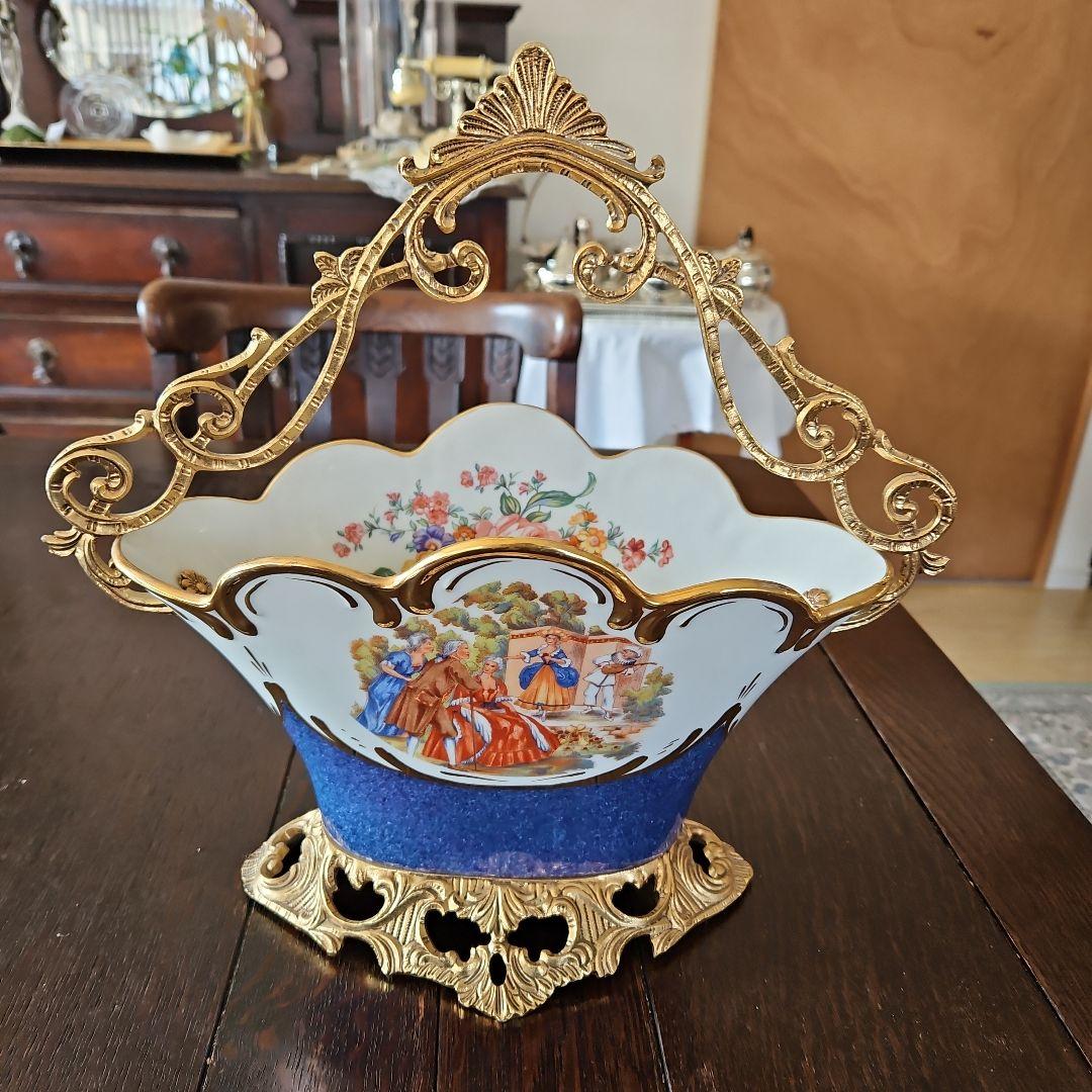 装飾用ポーセリンバスケット