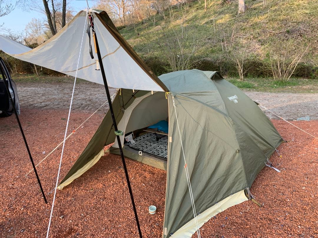 コールマンツーリングテントLX アルミポール仕様　新Gシート付き