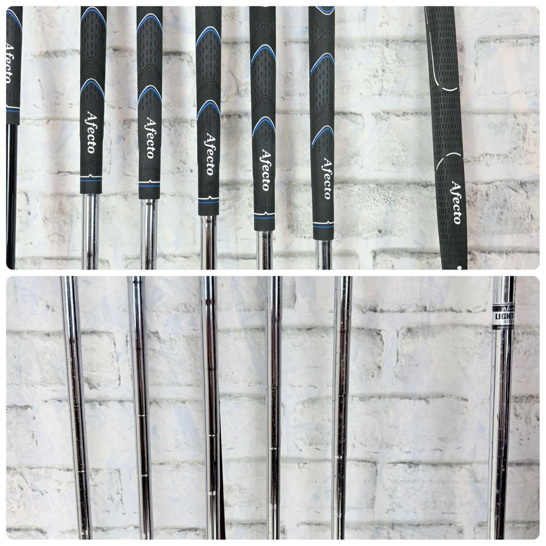 Afecto メンズクラブセット 9本 初心者 ビギナー ゴルフ コースデビュー