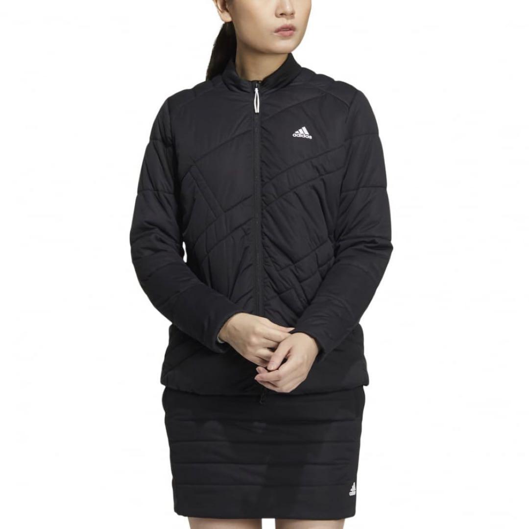 新品 アディダス セットアップ 中綿　ジャケット　スカート　秋冬 ダウン 黒