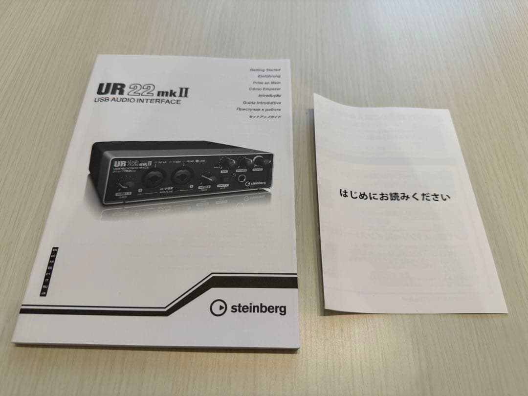 steinberg UR22 mk2 オーディオインターフェイス 本体