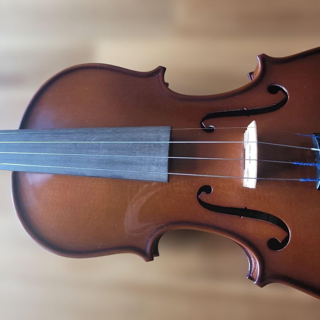 バイオリン3/4本体 木製 弓2本付き