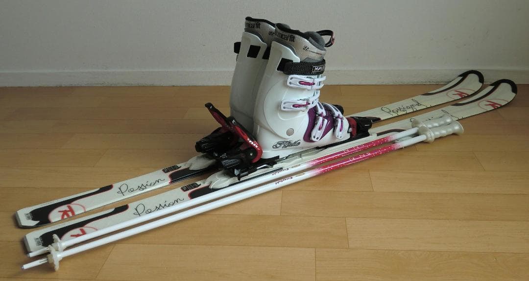 ■■送料無料■ロシニョール■女性用スキーセット■板154靴25.5■メンテ付■■