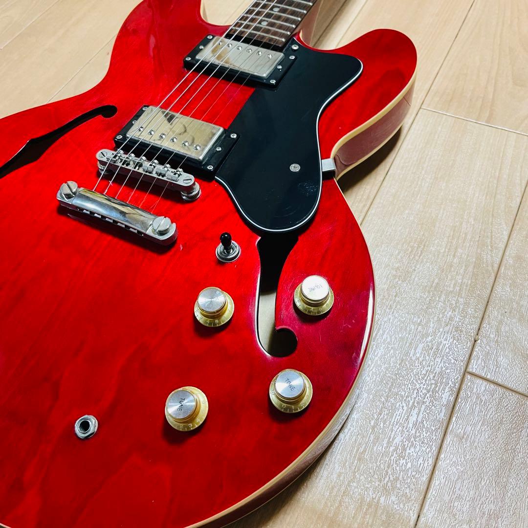 Epiphone エピフォン Dot CH セミアコ エレキギター ギグケース付