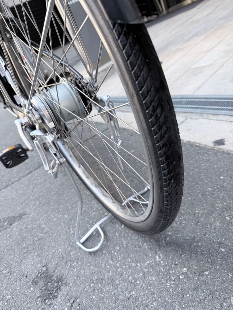 大阪府　ヤマハ　シティタイプ 電動アシスト自転車 バッテリー8.7ah