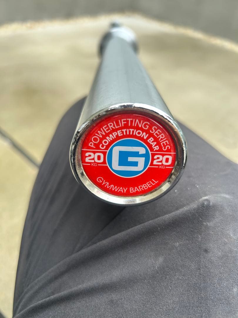 ジムウェイバーベルシャフト長さ220m 穴径50mm/20Kg