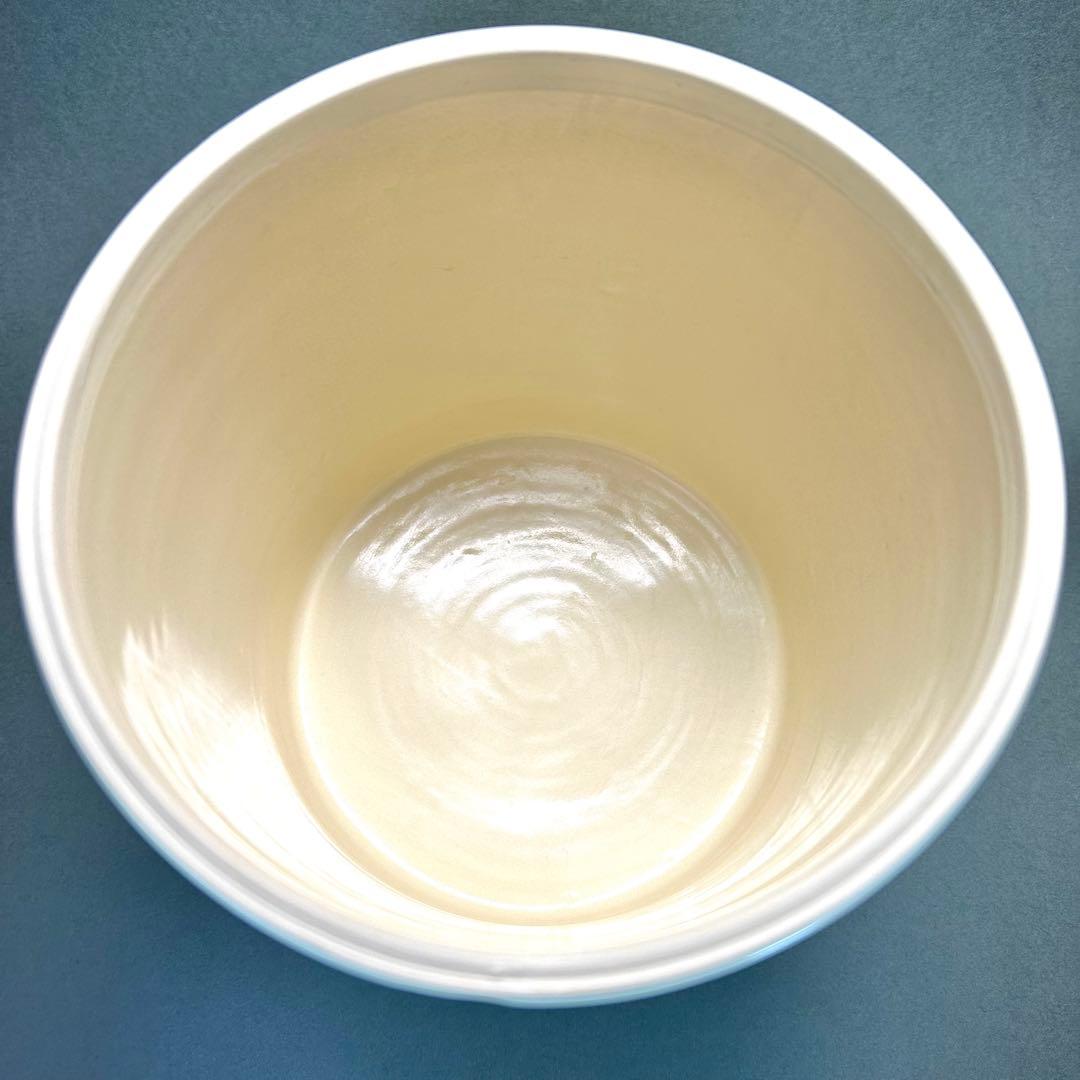 水指　『手塚大示　仁清写　松鶴絵曲形』　即中斎好写　桃山窯　茶道具　共箱　工芸品