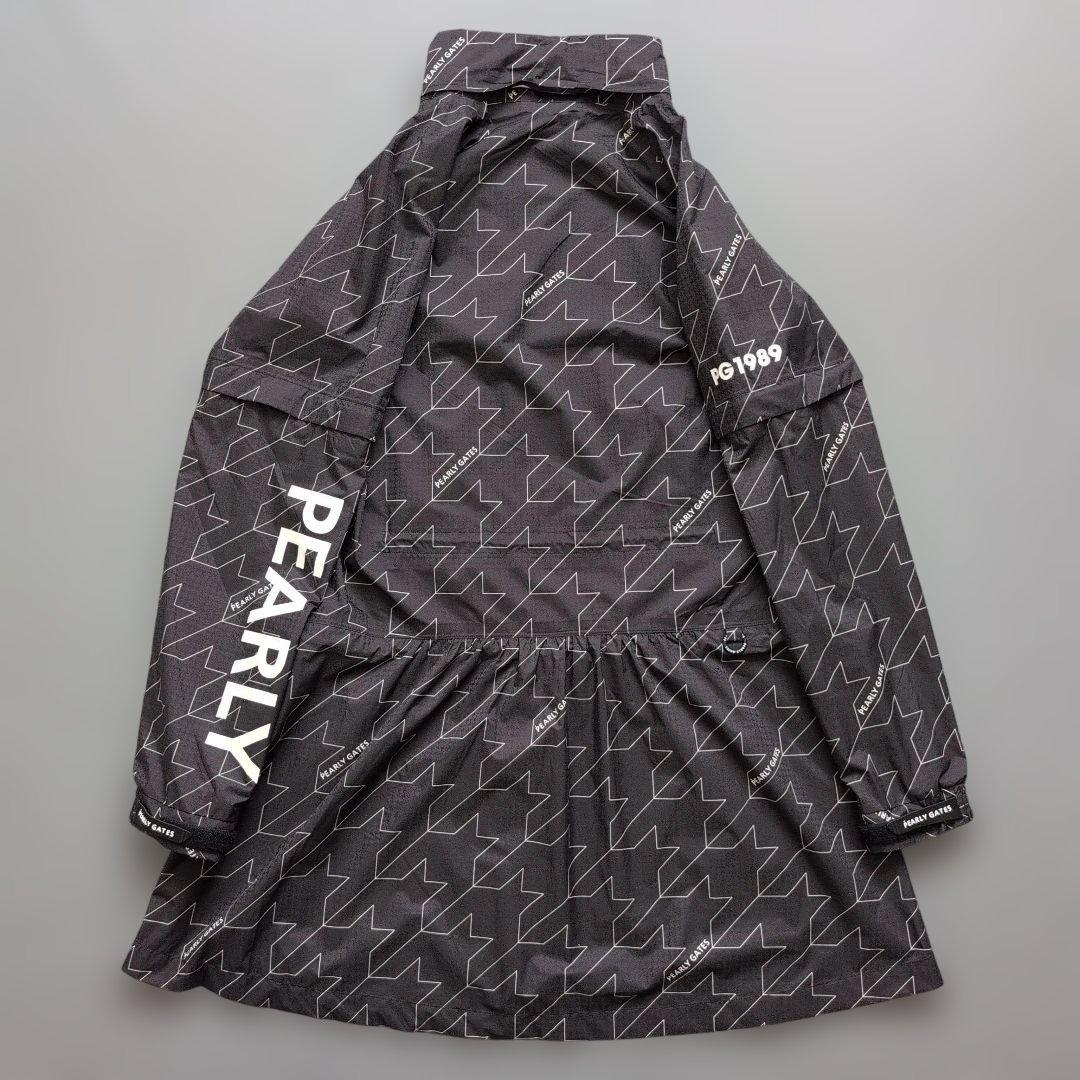 【未使用】パーリーゲイツ　3way千鳥柄レインワンピース 収納ポーチ　L