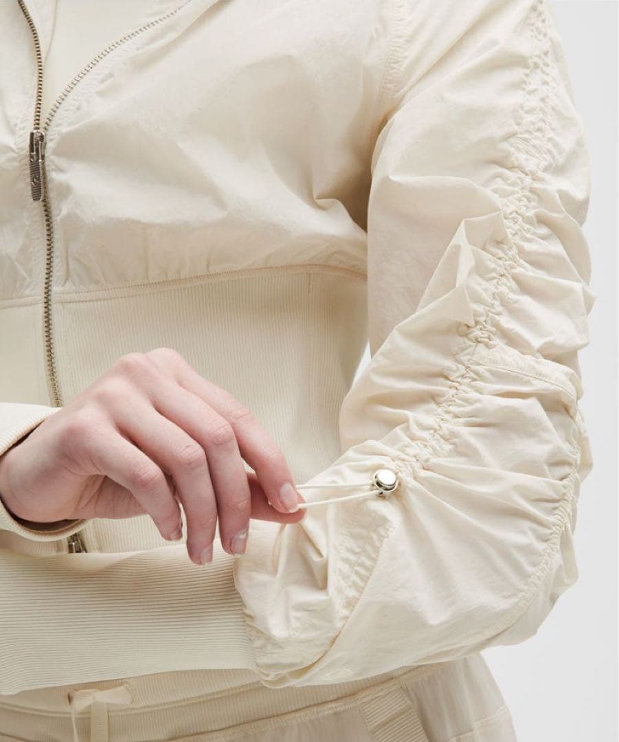 【試着のみ】lululemon ルルレモン ルーシュ リブウエストジャケット