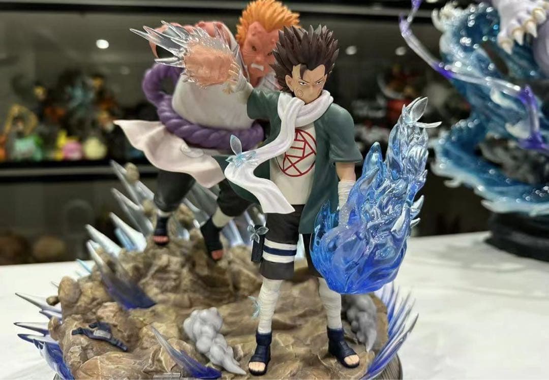 ナルト 秋道チョウジ vs じろうぼう ガレージキット ガレキ スタチュー