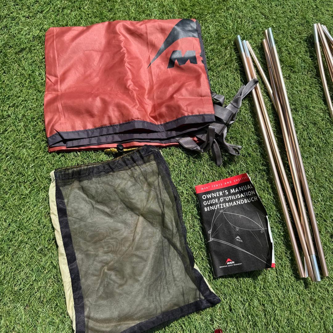 希少　MSR モールーム2P フットプリント　タグ付き