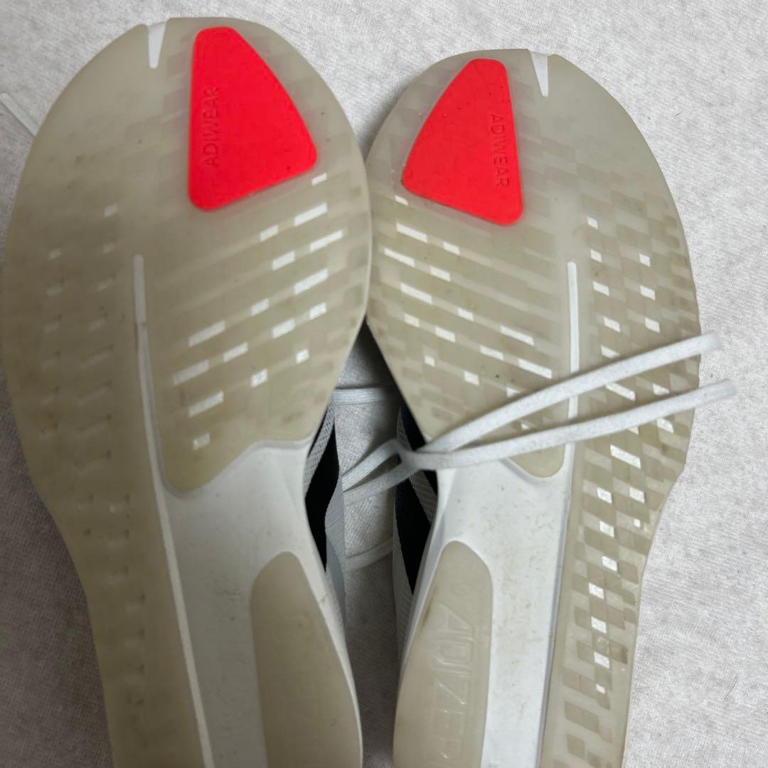 adidas ランニングシューズ ホワイト/ブラック