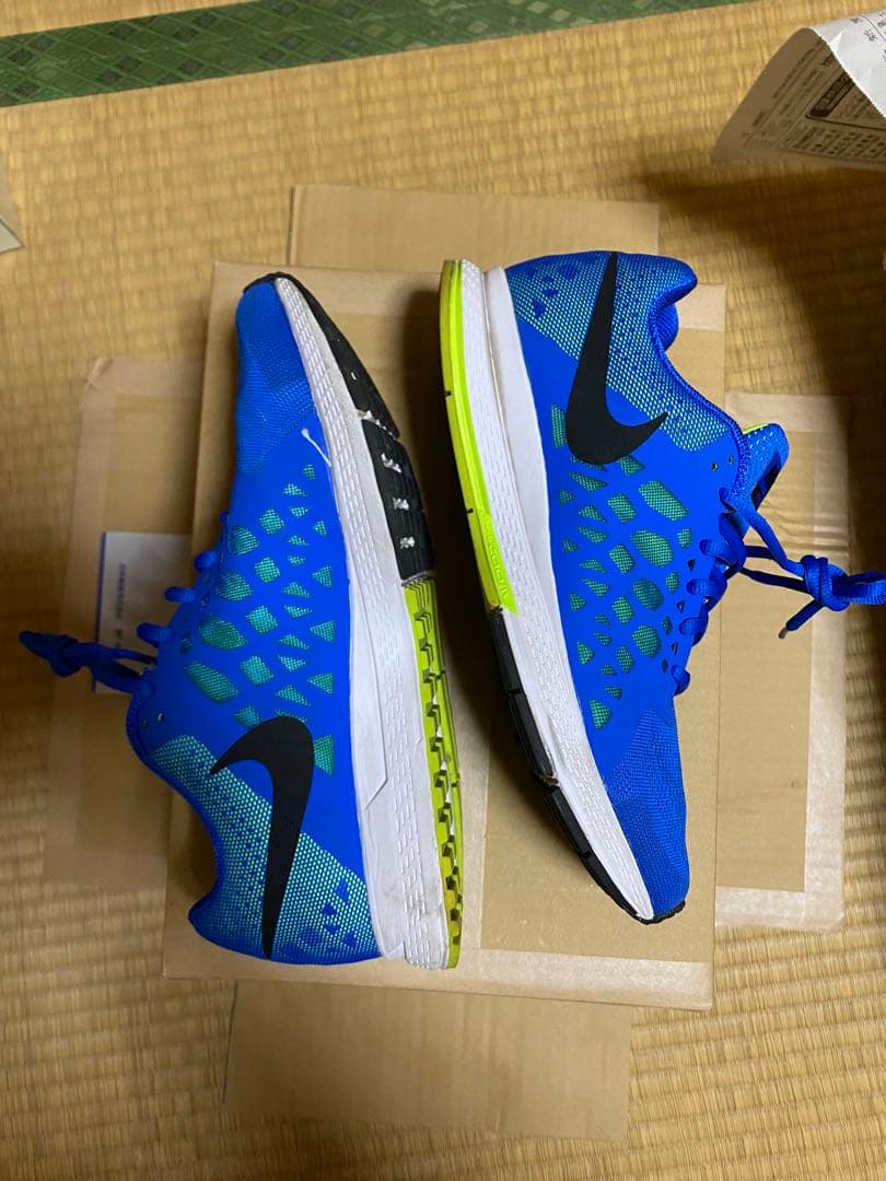 ナイキ　エアズームペガサス31 ブルー