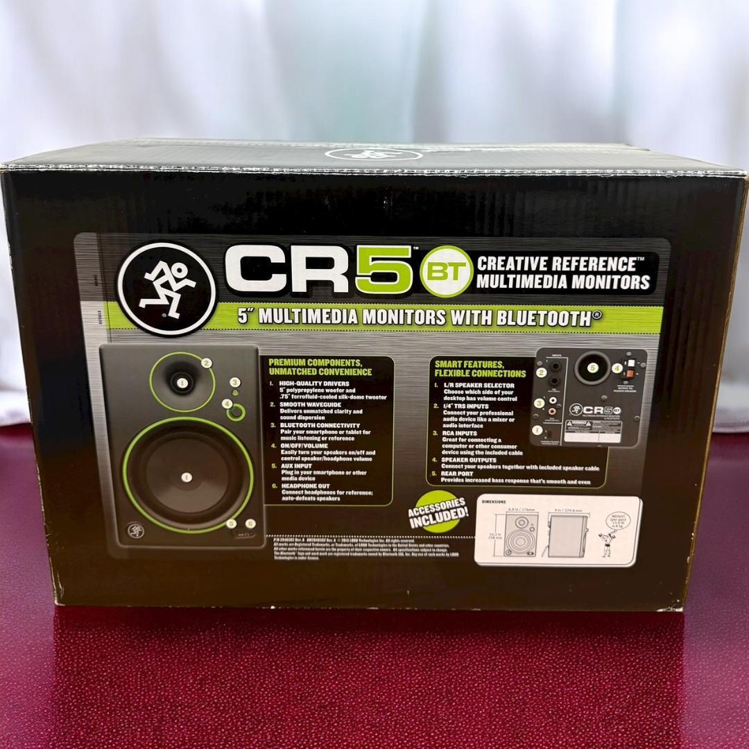 ☆極美品 MACKIE CR5BT ペア Bluetooth モニタースピーカー
