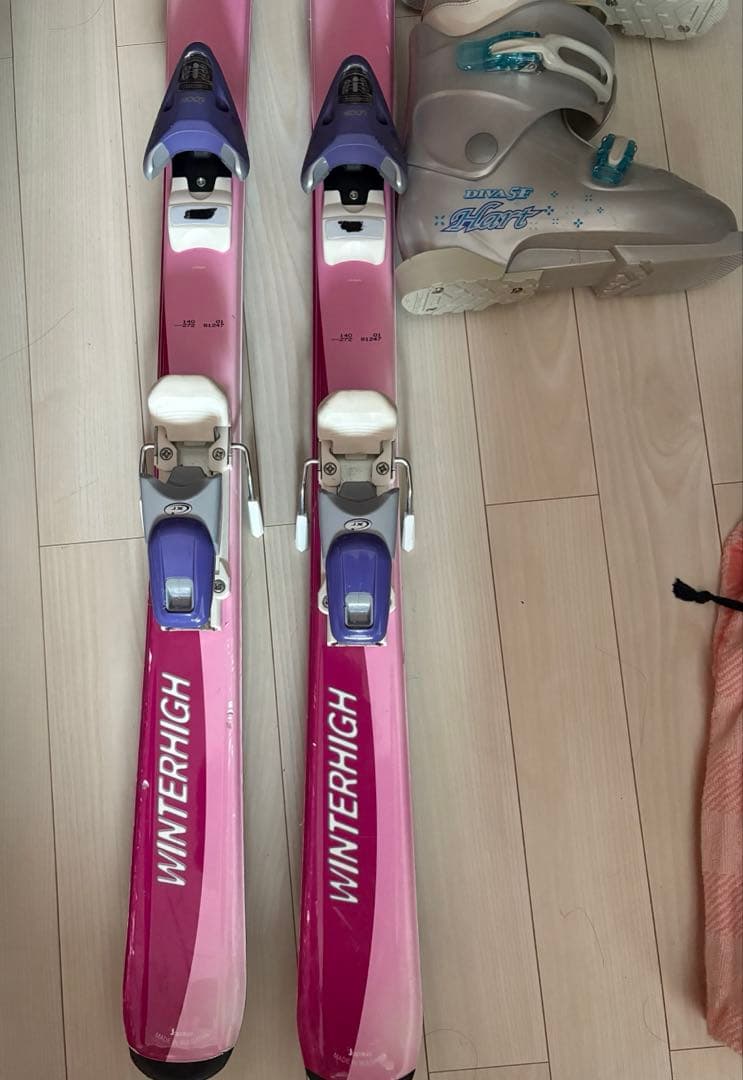 ガ*マ様 KAZAMA子ども用スキー１４０とブーツ２３センチ用セット