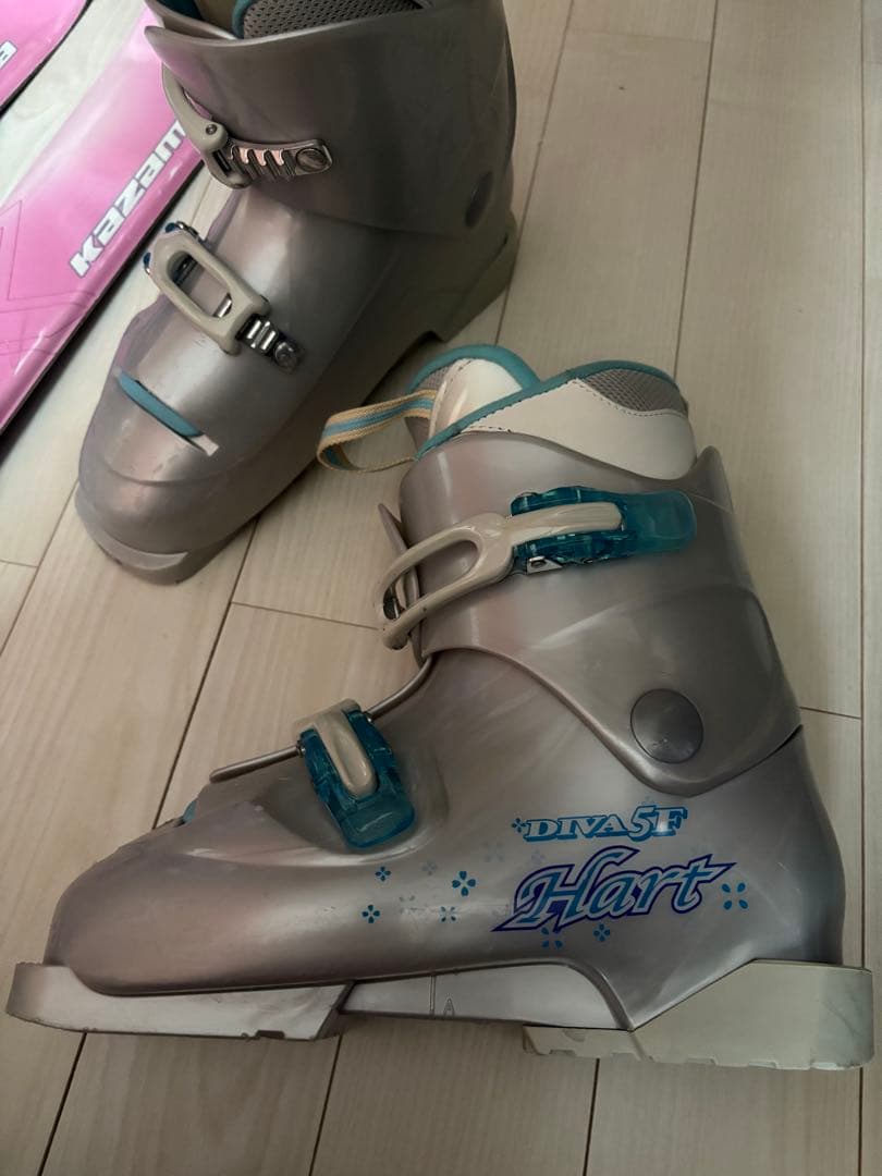 ガ*マ様 KAZAMA子ども用スキー１４０とブーツ２３センチ用セット