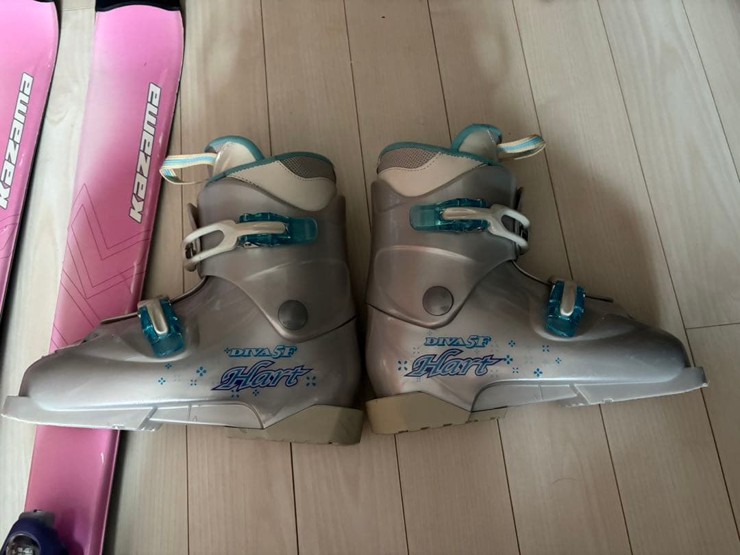 ガ*マ様 KAZAMA子ども用スキー１４０とブーツ２３センチ用セット