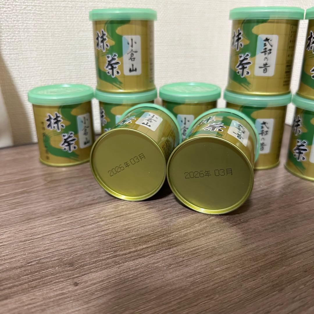 山政小山園 抹茶 式部の昔, 小倉山 30g 2 種 10缶 セット